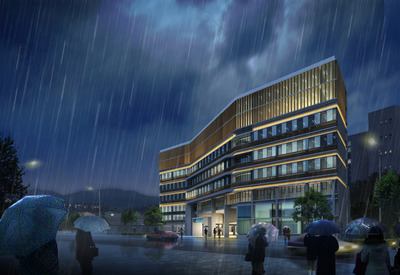 雨中的建筑装饰装修素材免费下载(图片编号:5051051)